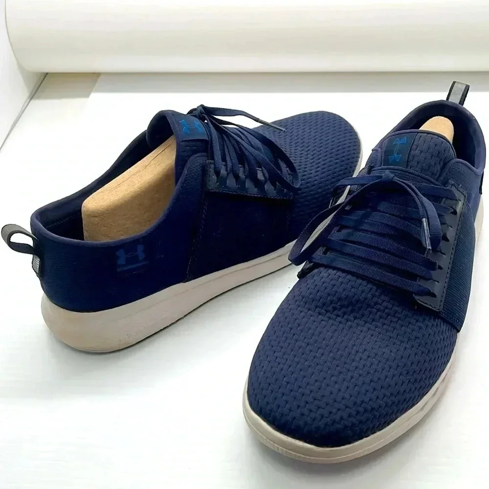Under Armour Charged 24/7 Low Sneakers Lace‎ Up Shoes Men’s 11 Blue Running Gym
