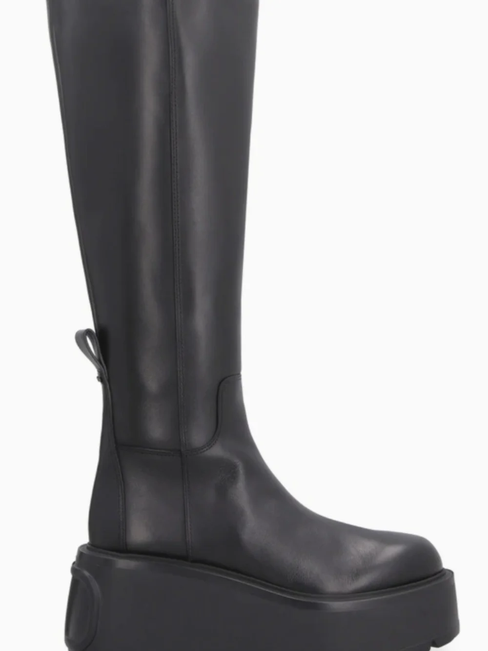 Valentino Garavani Black Over-the-Knee Platform Boots