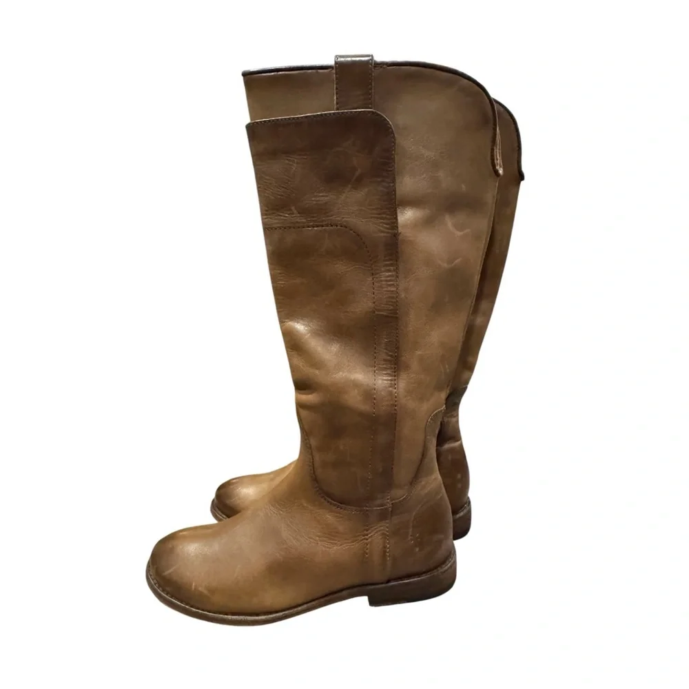 Frye‎ Paige Tall Riding Boots 6 Cognac