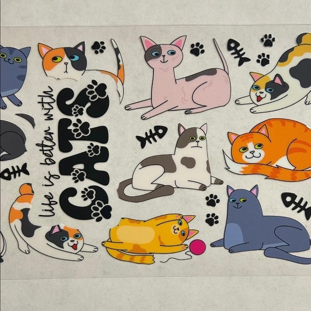 Life is Better with Cats Cup Decal (70)