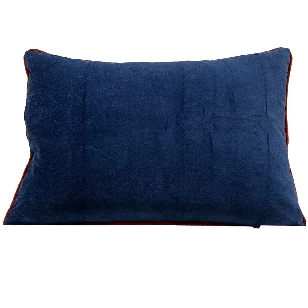 IKEA AROMATISK Cushion cover, blue/yellow, 16x23 