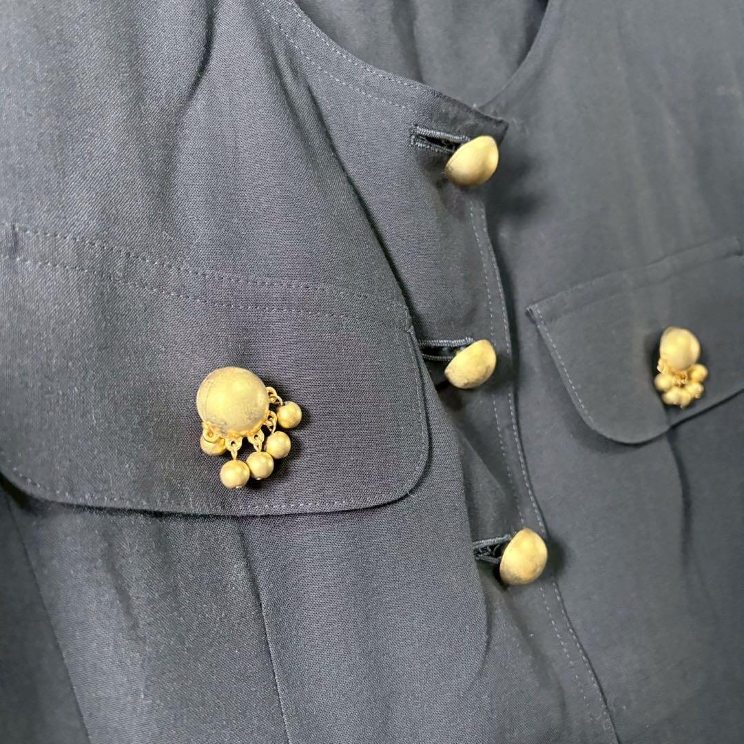 Lolita Lempicka Short Sleeve Collarless Jacket 38