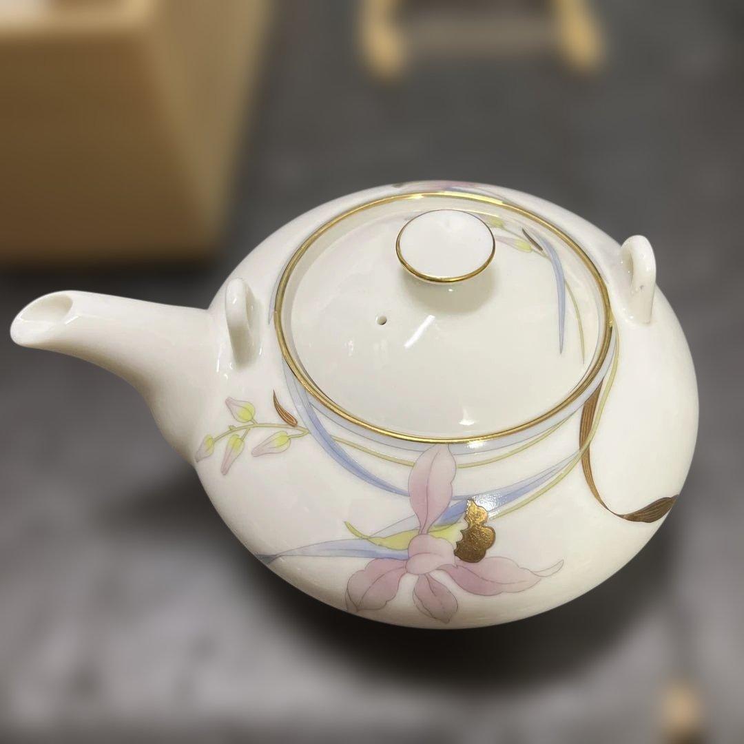 Hoya Kinsei Orchid Tea Ceremony Set