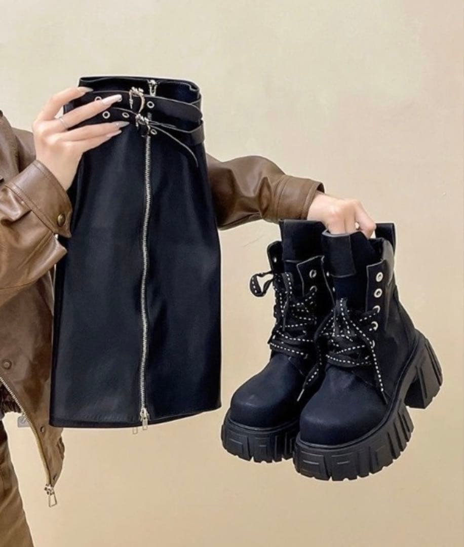 【3-in-1】Ultra-Thick Sole x Leg-Slimming Leg Cover Boot Set