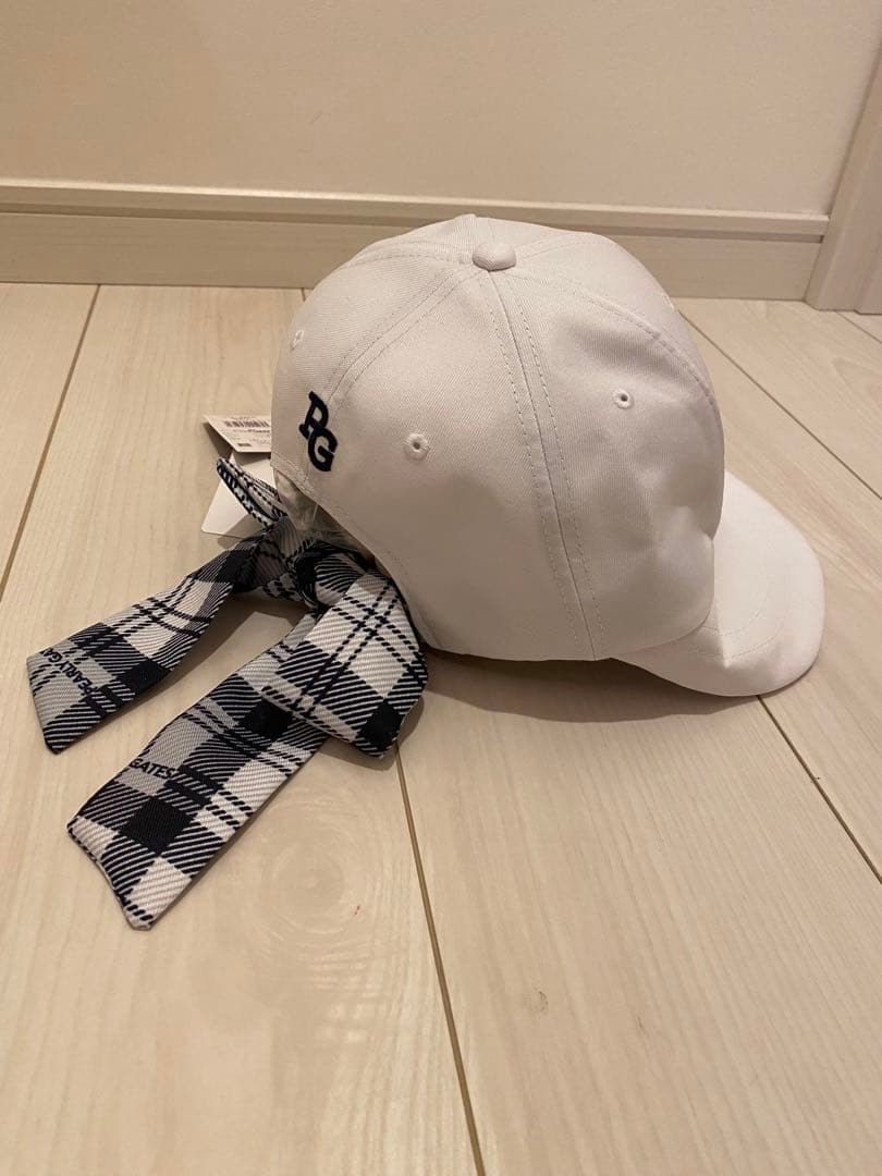 PEARLY GATES White Ribbon Cap, Pearly Gates, Free Size