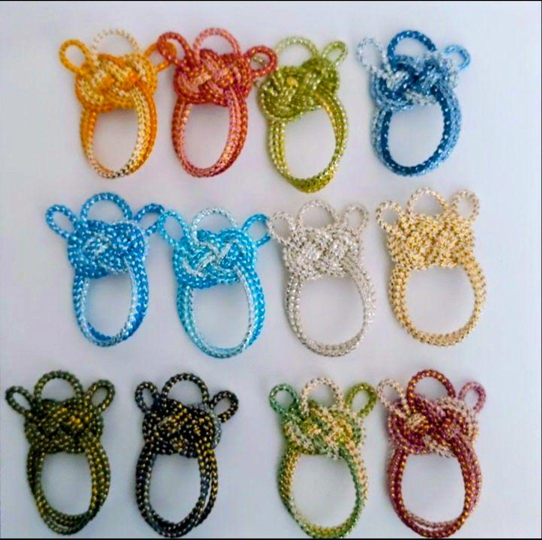 Okinawa Sanshin String Attachment - Color Change (Yellow-Green/Yellow)